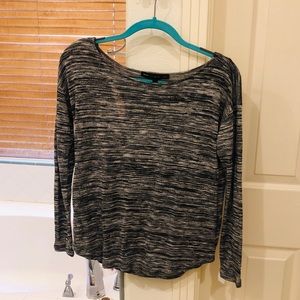 WHBM Marbled Open Back Sweater Size XS EUC